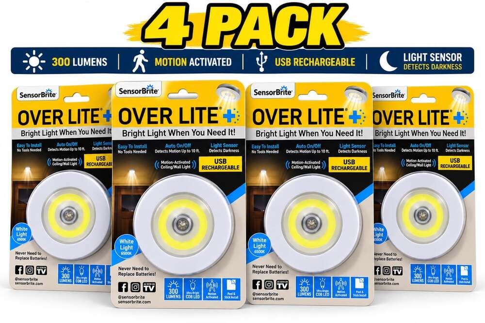 4 pack Over Lite LED - Sensor brite